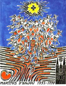 Martyrs of Angers (beatification banner)